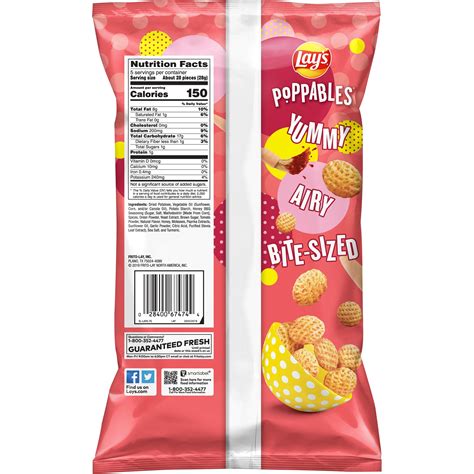 Lay's Poppables Honey BBQ Flavored Potato Snacks, 5 | Ubuy India