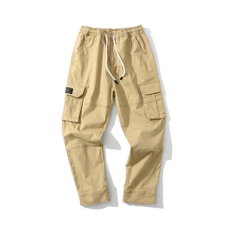 Buy BaronHong Fashion Cargo Jogger Pants for Tomboy Trans Lesbian(Khaki ...