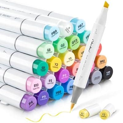 Ohuhu Alcohol Markers Brush Tip - Double Tipped India | Ubuy