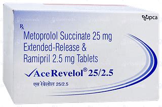Ace Revelol 25/2.5 Tablet 10: Uses, Side Effects, Price & Substitutes