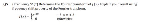 Image result for Frequency Shift Graph Example Fourier Transform