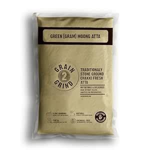 Grain2Grind Green Gram Flour 900 grams - High Protein, Moong Atta for ...