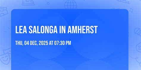 Lea Salonga in Amherst, Tillis Performance Hall, Amherst, 4 December ...