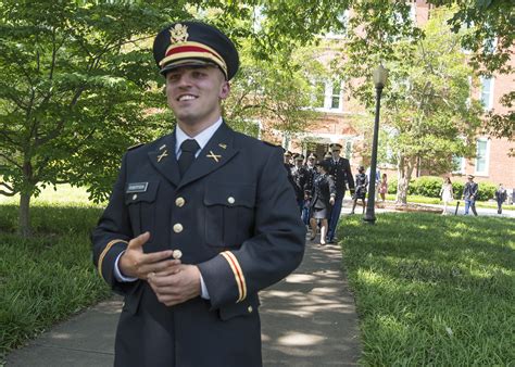 ROTC cadet becomes second lieutenant, engaged in one great afternoon ...