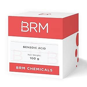 BRM Chemicals Benzoic Acid - 500 Grams For Perfume Making, Cosmetic ...