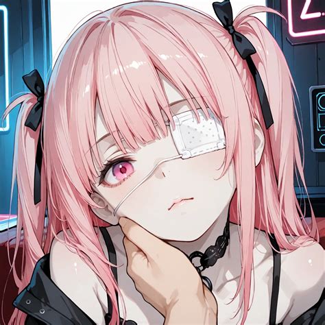 A pink-haired girl with long hair styled in two side-up ribbons - SeaArt AI