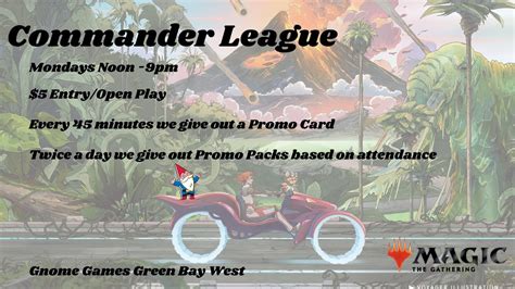 Commander League at Gnome Games Green Bay West, 2160 S Ridge Rd, Green ...