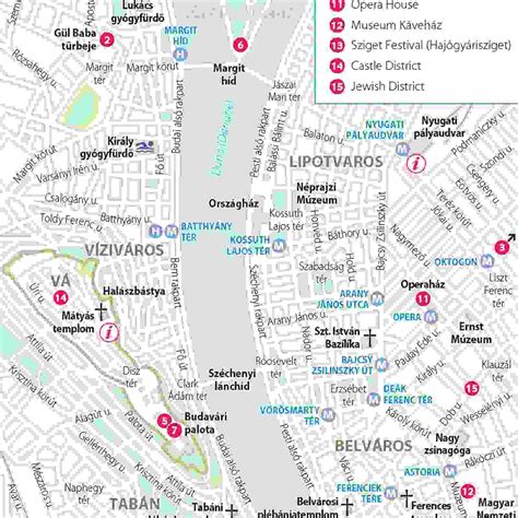 Budapest city tour map | Portugalessence.com