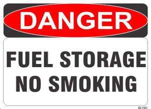 SignageShop Fuel Storage No smoking Emergency Sign Price in India - Buy ...