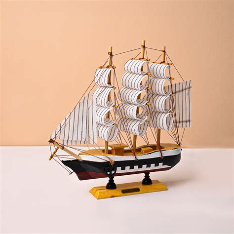 Best Sailing Boat Decorative Showpiece - Brown - Market99 – MARKET99