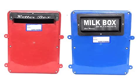 Exclusive Combo of Gate Fixing Type Letter Box and Milk Box for Home ...