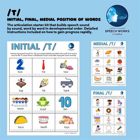 /K/ & /G/ Articulation Practice – Initial, Medial, Final Word Positions | Speech Therapy ...