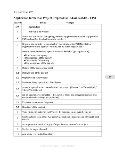 Image result for Proposal PDF Sample Format