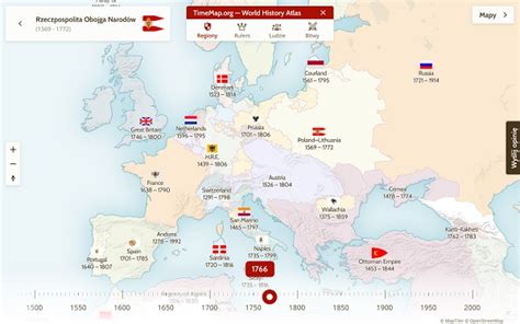 Historical atlas of the world - online - Free-map.org