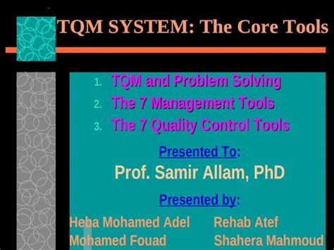 Image result for TQM Problem Solving