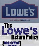 Lowes return policy