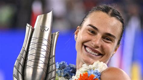 Sabalenka makes history with third Wuhan Open win