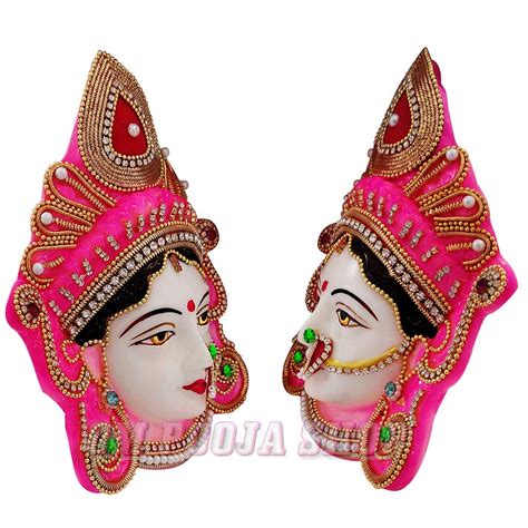 Kamakshi Laxmi Mask (Face) for Worship Get online in USA UK