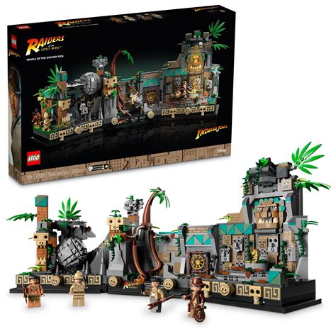 LEGO Indiana Jones Temple of The Golden Idol 77015 Building Project for ...