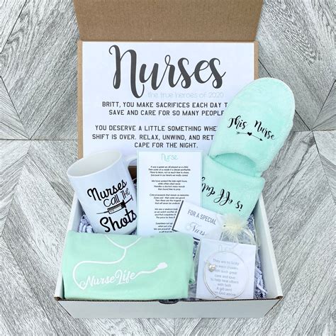 Nurse Gift - Nurse Gift Set - Gift box for nurses with Shirt, bracelet ...