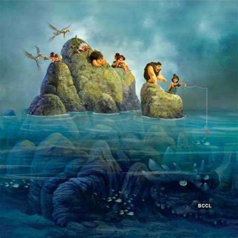 A still from an animation movie 'The Croods'.