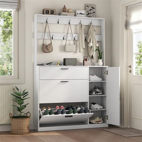 Gyfimoie Shoe Cabinet Storage for Entryway, Tall Shoe India | Ubuy