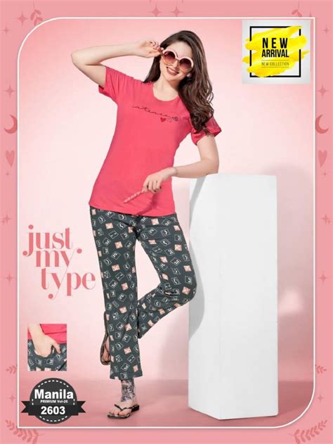 Summer Special Vol Jc 2601 Shinker Hosiery Cotton Night Suit