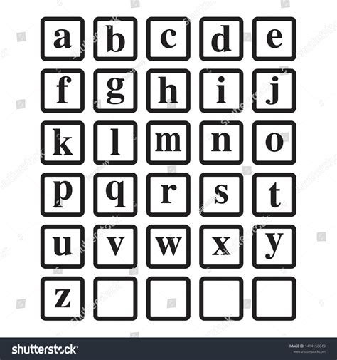 Image result for Lowercase Block Letters