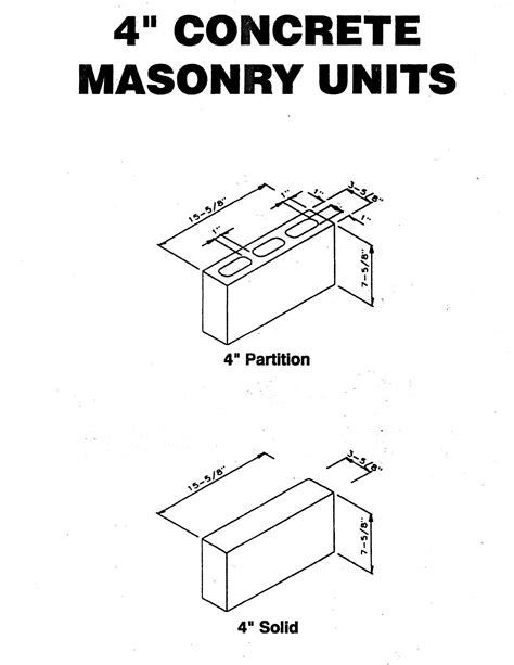 4' Concrete Masonry Units - Montfort Group Inc.