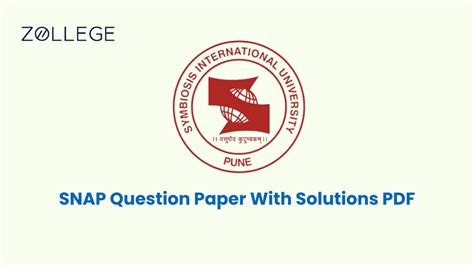 SNAP 2024 Question Paper PDF (Available): Session wise question paper ...