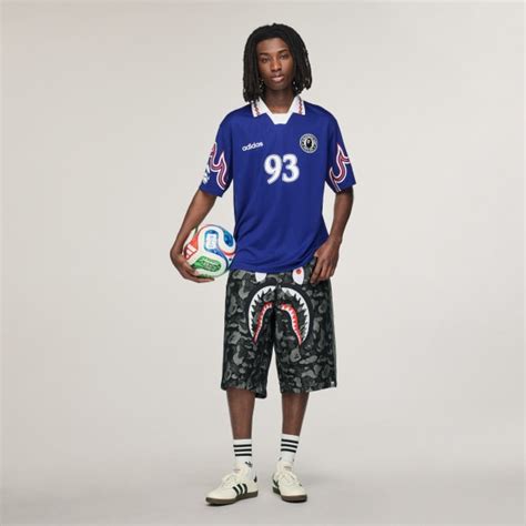 adidas SSL FLAME JERSEY BAPE® - Blue | adidas India