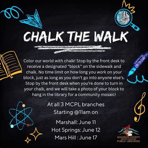 Chalk the Walk, 1335 N Main St, Marshall, NC, United States, North ...