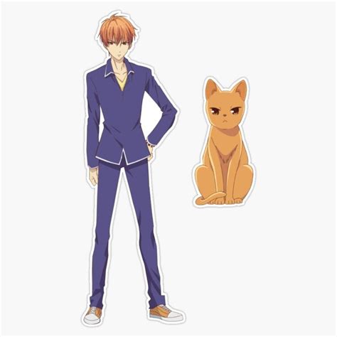 Buy Leyland Designs Kyo Sohma | Fruits Basket Remake Sticker Outdoor ...