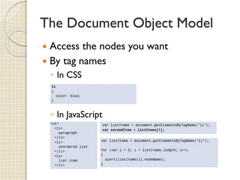 Image result for Word Object Model JavaScript