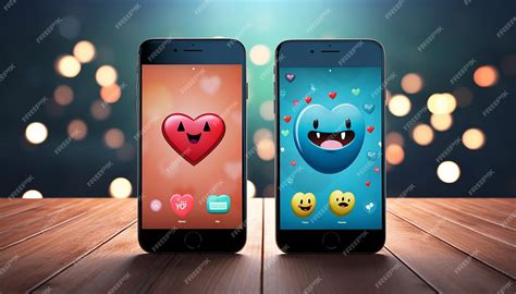 Premium Photo | Two smartphones side by side screens displaying ...