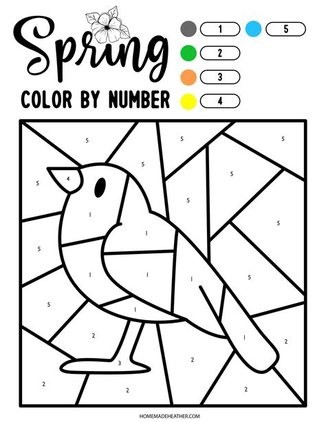 Spring Color by Numbers 的图像结果