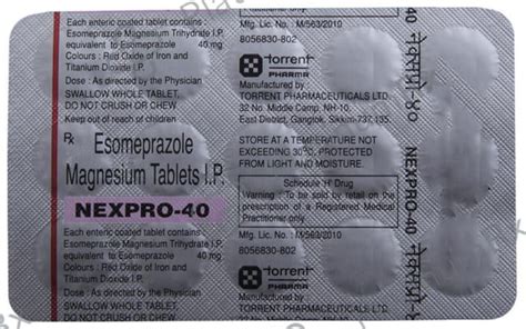 Nexpro 40mg Tablet 15s | Uses, Price & Substitutes
