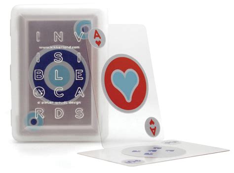 Buy Kikkerland Design Invisible Playing Cards Online at Low Prices in ...