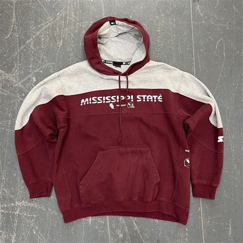 Starter Mississippi state hoodie Size large super... - Depop