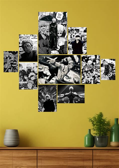 The Jujutsu Kaisen Manga Noir Collage Set poster – postermine