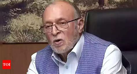 All agencies told not to lower their Covid guard: Delhi LG Anil Baijal ...
