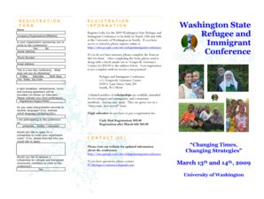 Fillable Online wcmhcnet Washington State Refugee and Immigrant ...