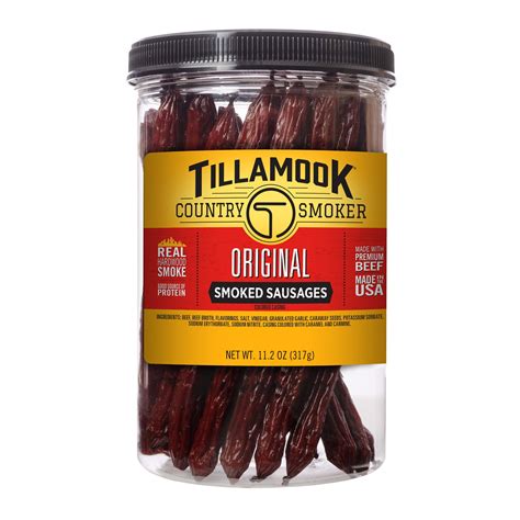 Tillamook Country Smoker, Beef Sticks, 11.2 oz, 20 Count - Walmart.com