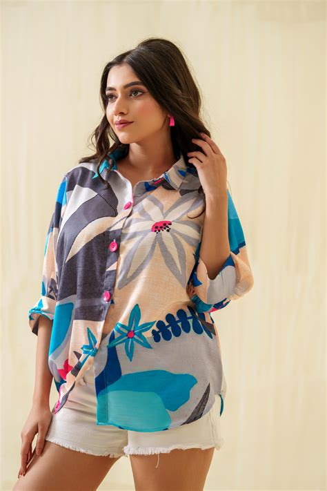 Buy Meadow Premium Linen Satin Printed Shirt for Ultimate Comfort – The ...