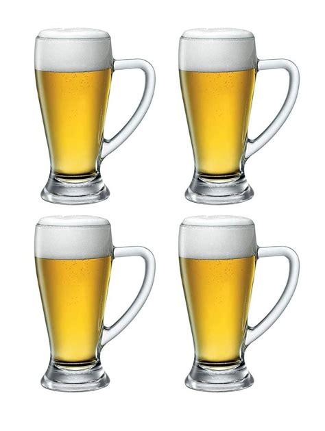Buy R2E2 Beer Mug Handle 270ML 6PCS | Transparent | Serve Whiskey ...