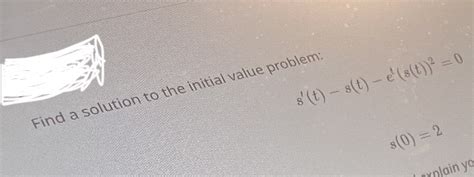 Image result for Solution and Initial Value Problem