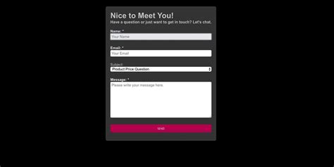 Image result for Formulaire De Contact HTML CSS