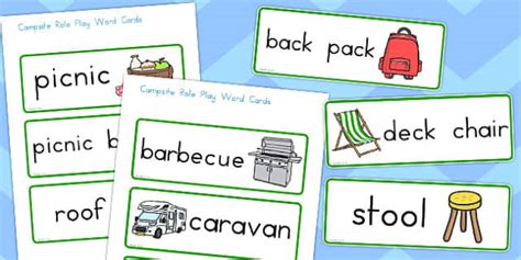Australia Campsite Word Cards (teacher made) - Twinkl