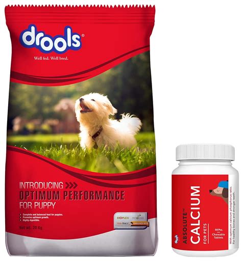 Drools Optimum Performance Puppy Dry Dog Food, Chicken Flavor, 20kg ...