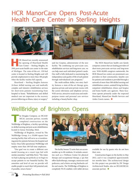 HCR Manorcare Opens New Facility in Sterling Heights | Braun News
